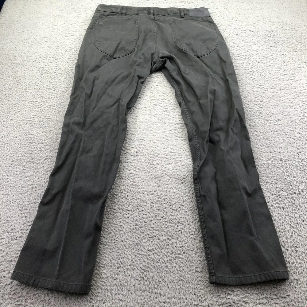 Bonobos Pants Mens 32x30 Gray Chino Straight Stretch Denim Casual 5-Pocket